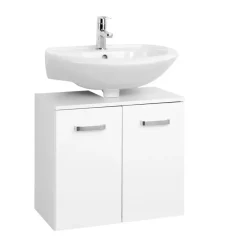 Badmeubelsets-Held Wastafelonderkast Bobbi 60cm 2 deuren - wit