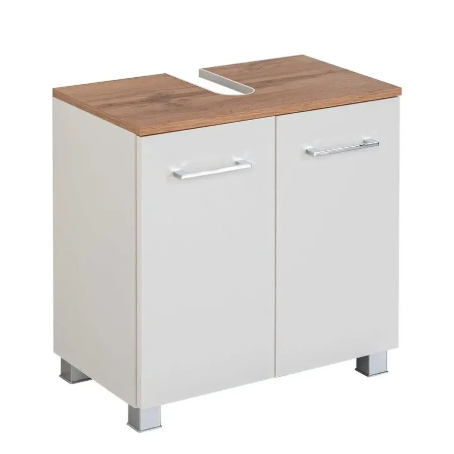 Held Wastafelonderkast Pares 60cm 2 lades - wit