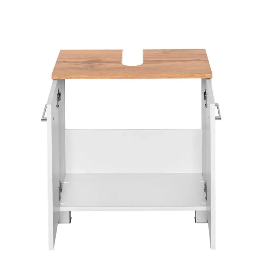 Held Wastafelonderkast Pares 60cm 2 lades - wit
