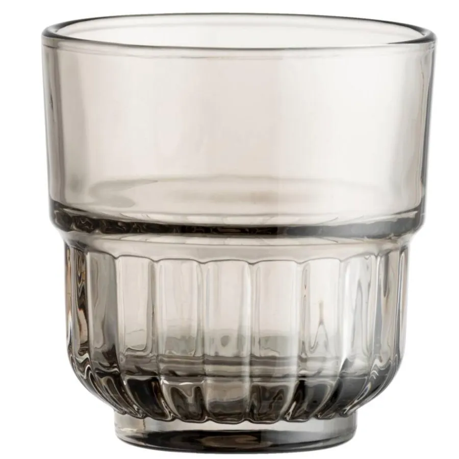 Waterglazen-Leen Bakker Waterglas Quinn - bruin - 240 ml