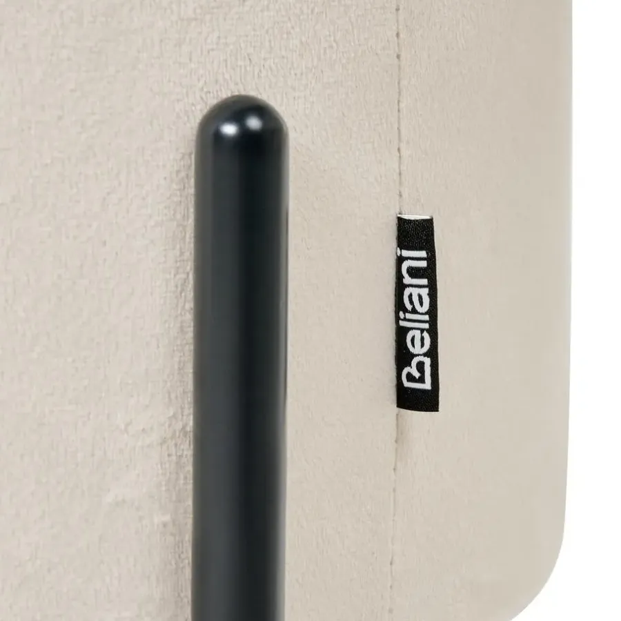 Leen Bakker WENONA - Opbergpoef - Lichtbeige - Fluweel