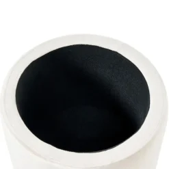 Leen Bakker WENONA - Opbergpoef - Off-white - Fluweel