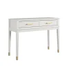 CosmoLiving Westerleigh - Consoletafel met 2 laden in wit MDF