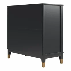 Cosmoliving by Cosmopolitan Westerleigh - Wandkast met 2 MDF deuren in zwart