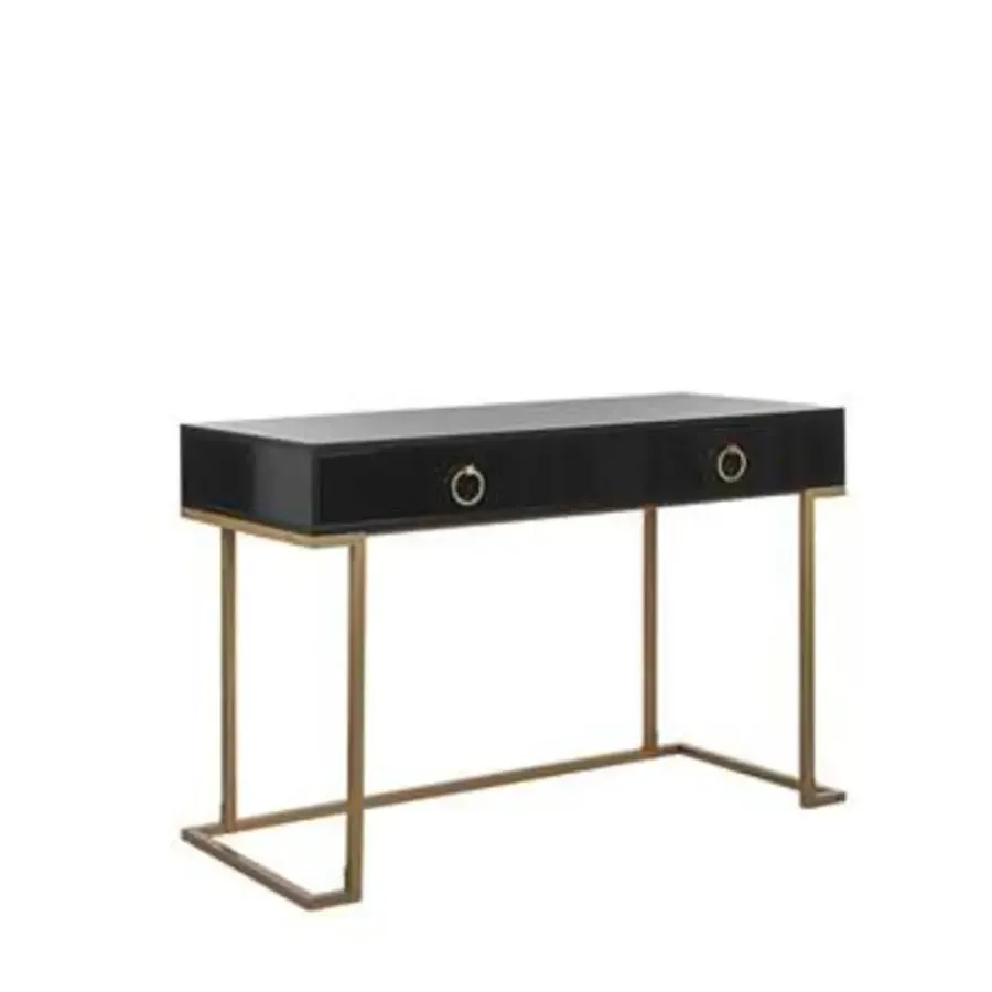 Kaptafels-Beliani WESTPORT - Kaptafel - Zwart - Metaal