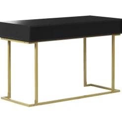 Kaptafels-Beliani WESTPORT - Kaptafel - Zwart - Metaal