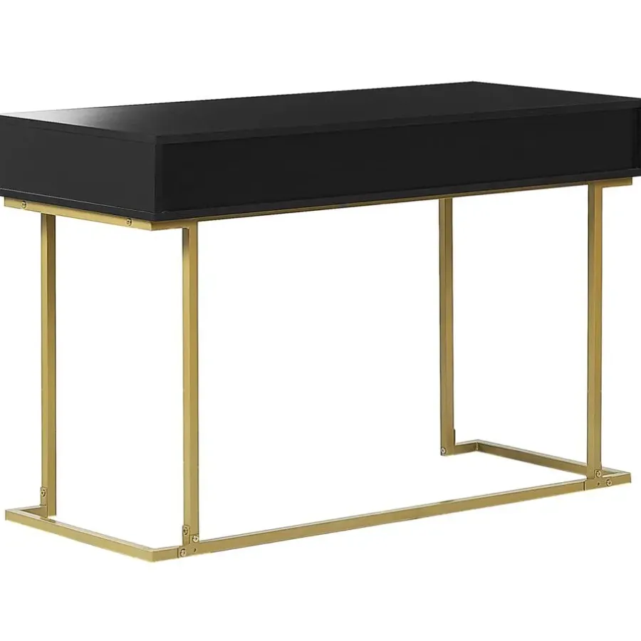 Kaptafels-Beliani WESTPORT - Kaptafel - Zwart - Metaal