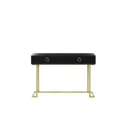 Kaptafels-Beliani WESTPORT - Kaptafel - Zwart - Metaal