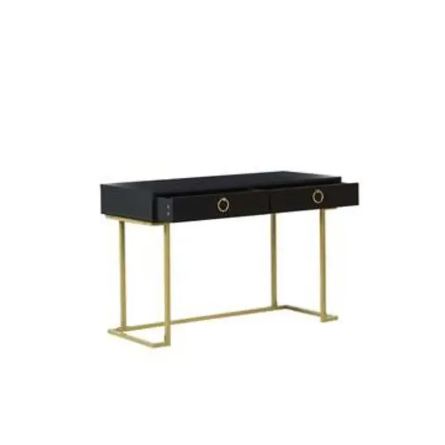Kaptafels-Beliani WESTPORT - Kaptafel - Zwart - Metaal