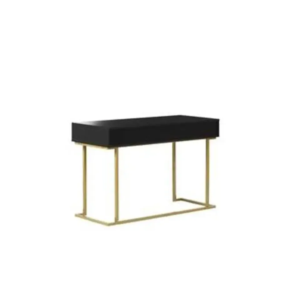 Kaptafels-Beliani WESTPORT - Kaptafel - Zwart - Metaal