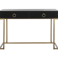 Kaptafels-Beliani WESTPORT - Kaptafel - Zwart - Metaal