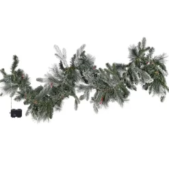 Kerstdecoratie-Beliani WHITEHORN - Guirlande - Groen - PVC
