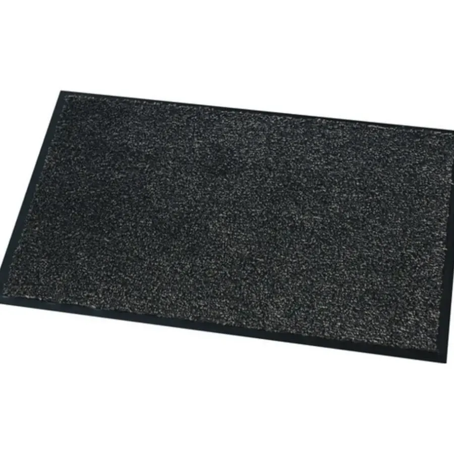 Wicotex Deurmat Moorea - droogloopmat - antraciet grijs - 60x40cm