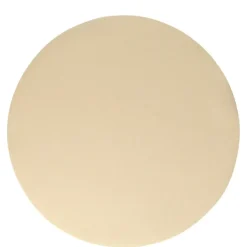 Placemats-Wicotex Placemats Uni - creme - rond 38 cm - Teflon coating