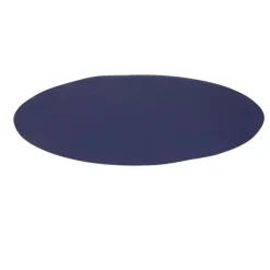 Placemats-Wicotex Placemats Uni - donker blauw - rond 38cm - Teflon coating