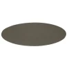 Placemats-Wicotex Placemats Uni - donker grijs - rond 38cm - Teflon coating