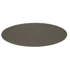 Placemats-Wicotex Placemats Uni - donker grijs - rond 38cm - Teflon coating