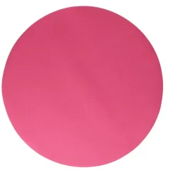 Placemats-Wicotex Placemats Uni - fuchsia roze - rond 38cm - Teflon coating