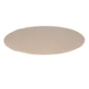 Wicotex Placemats Uni - taupe - rond 38 cm - Teflon coating
