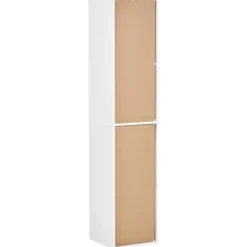Leen Bakker WINNIPEG - Boekenkast 4 planken - Wit - Vezelplaat