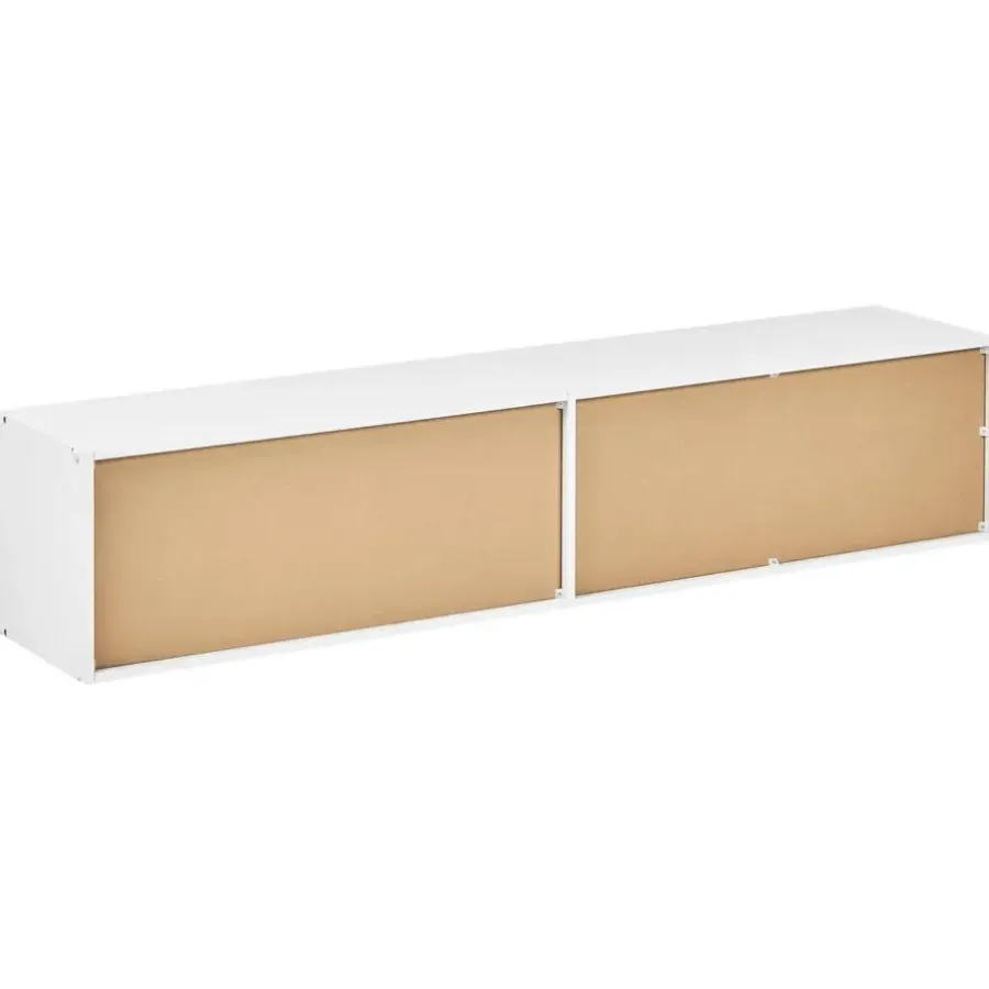 Leen Bakker WINNIPEG - Boekenkast 4 planken - Wit - Vezelplaat