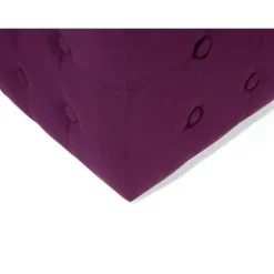 Poefen-Beliani WISCONSIN - Poef - Paars - 36 cm - Fluweel