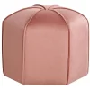 Leen Bakker WISHEK - Poef - Roze - Fluweel