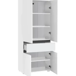 Loft24 Wisla - Badkamerkast met 2+2 deuren en 1 lade in wit
