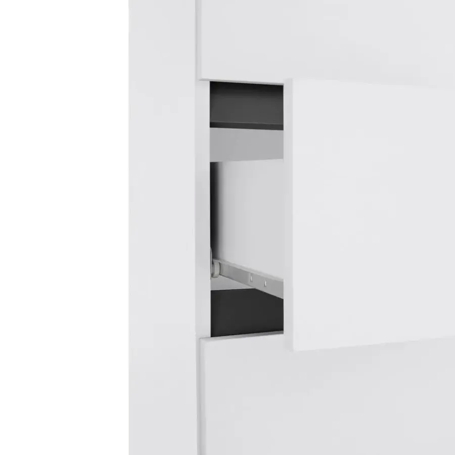 Loft24 Wisla - Badkamerkast met 2+2 deuren en 1 lade in wit