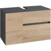 Wastafelkasten-Loft24 Wisla - Badmeubel 80 cm 1-lade, 1 klep, 1 deur spaanplaat