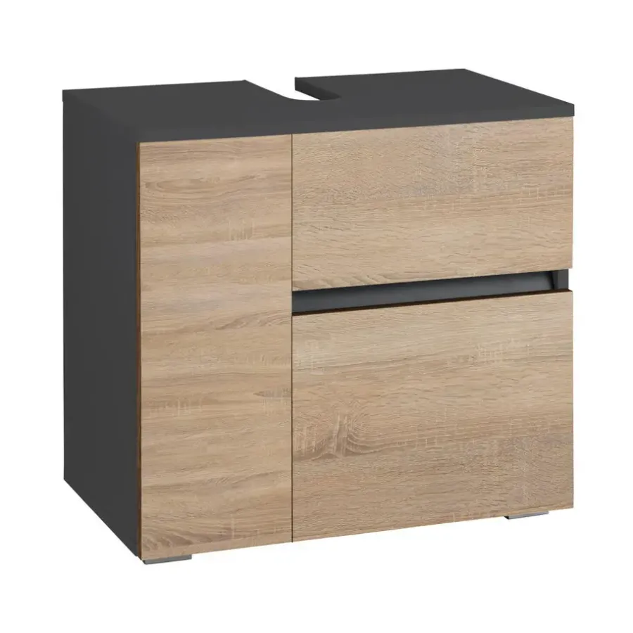 Loft24 Wisla - Badmeubel 60 cm 1-lade, 1 klep, 1 deur spaanplaat