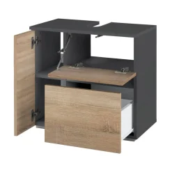 Loft24 Wisla - Badmeubel 60 cm 1-lade, 1 klep, 1 deur spaanplaat