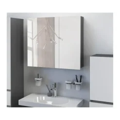 Loft24 Wisla - Wandspiegelkast in wit