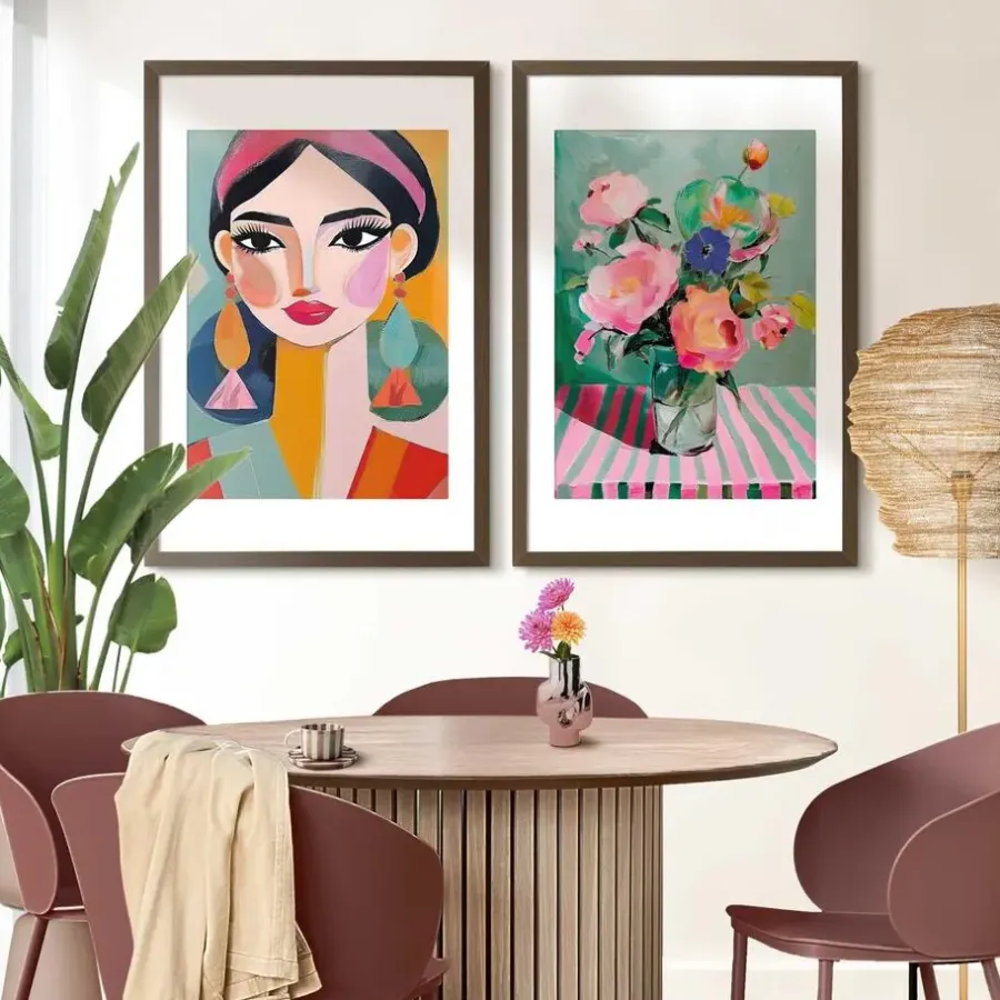 Reinders Wissellijst hout Poster 61x91,5 of 50x70 Walnoot - 61 x 91,5
