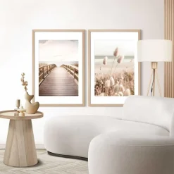 Fotolijsten-Reinders Wissellijst hout Poster 61x91,5 of 50x70 Beuken - 61 x 91,5