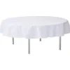 Tafelkleden-Santex Wit rond tafelkleed/tafellaken 180 cm non woven polypropyleen