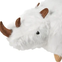 Leen Bakker WOOLLY - Dierenpoef - Wit - Nepbont
