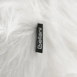 Leen Bakker WOOLLY - Dierenpoef - Wit - Nepbont