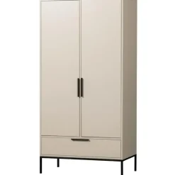 WOOOD Adam 2-deurs kast - Grenen - Dust - 200x100x53 cm