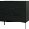 WOOOD Adam Ladekast - Grenen - Zwart - 93x94x52