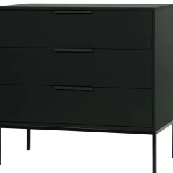 WOOOD Adam Ladekast - Grenen - Zwart - 93x94x52