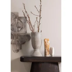 Sidetables-WOOOD Amco Sidetable - Mango Hout - Zwart - 76x120x40