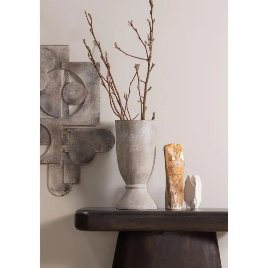 Sidetables-WOOOD Amco Sidetable - Mango Hout - Zwart - 76x120x40