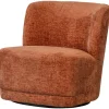 Fauteuils-WOOOD Atty Draaifauteuil - Polyester - Bloesem - 75x74x65