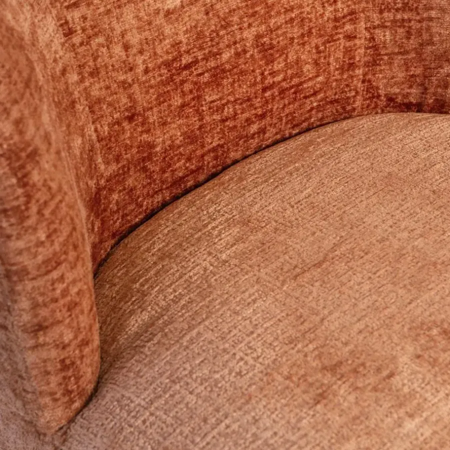 Fauteuils-WOOOD Atty Draaifauteuil - Polyester - Bloesem - 75x74x65