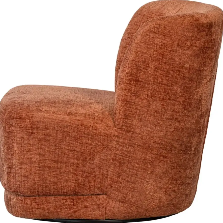 Fauteuils-WOOOD Atty Draaifauteuil - Polyester - Bloesem - 75x74x65