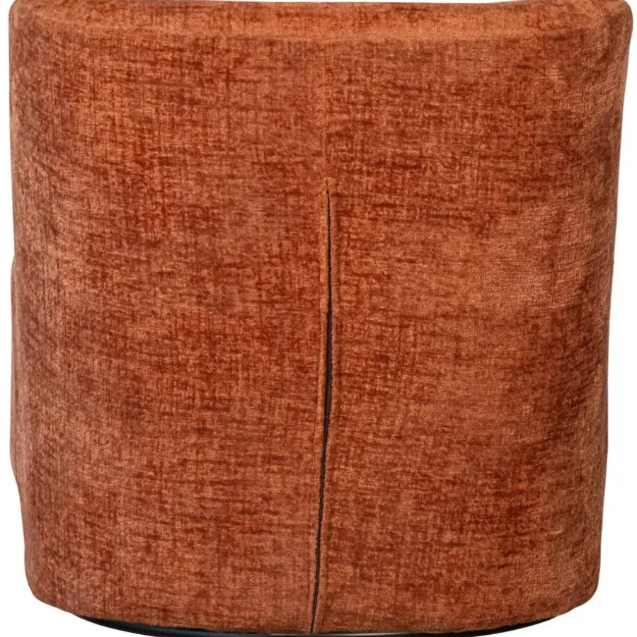 Fauteuils-WOOOD Atty Draaifauteuil - Polyester - Bloesem - 75x74x65