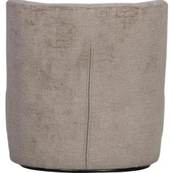 WOOOD Atty Draaifauteuil - Polyester - Zand - 75x74x65