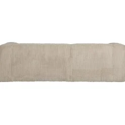 2,5 En 3-Zits Banken-WOOOD Bean Chaise Longue Bank Links - Ribstof - Travertin - 73x254x178