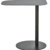 WOOOD Bijzettafel Lia - Metaal - Zwart - 50x50x38